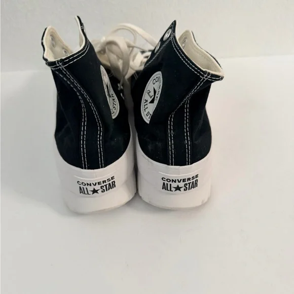 Converse Chuck Taylor All Star Lugged 2.0 Black Sneakers Women Size 10 Men 8 - Picture 5 of 7